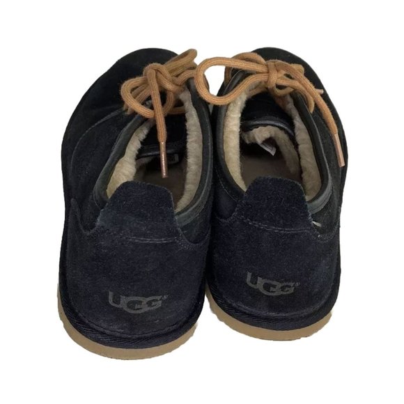 Ugg Maksim Men’s Ankle Chuka Boots Black Suede Shoes Size 7 EU 39.5 - Picture 4 of 9